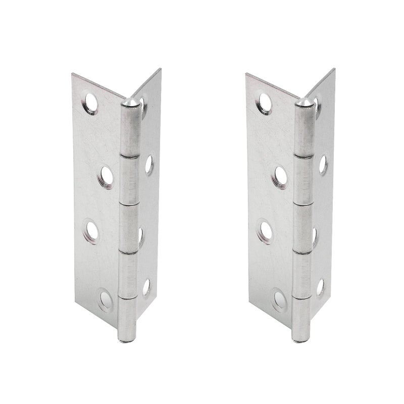 Mcredy Door Hinges 3.5 Inch Stainless Steel Door Gate Hinge Silver Box Hinges Cabinet Door Furniture with Screws for Home Improvement, 6-Pack - Image 5
